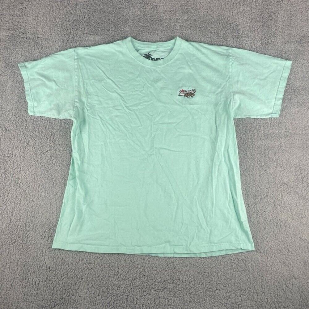 Bailey Apparel Vibes Men's X-Large Green Short Sleeve California Tee Shirt